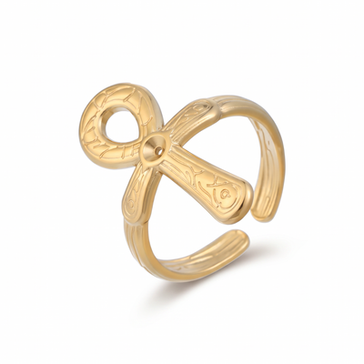 The Anchor – 18K Gold Nautical Ring
