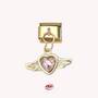 The WingHeart pendant charm | Gold