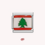 The Lebanese Flag Charm | Silver