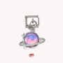 The Saturn Pendant Charm | Silver