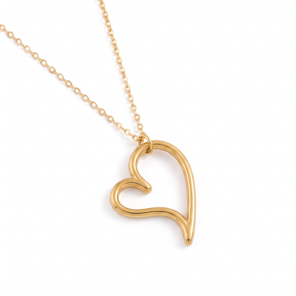 The Open Heart Promise Pendant Necklace