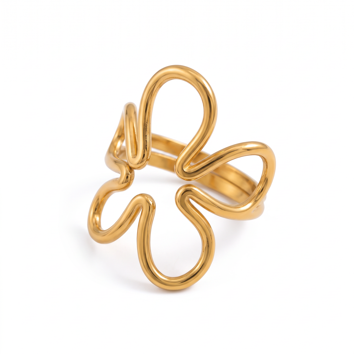 The Bow – Gold Statement Ring