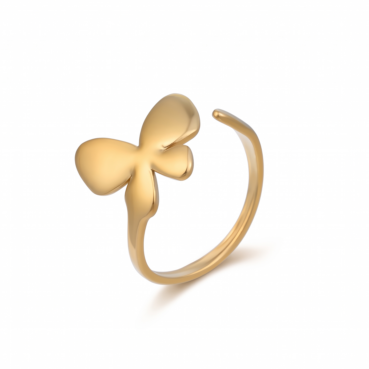 The Clover – 18K Gold Four-Leaf Ring