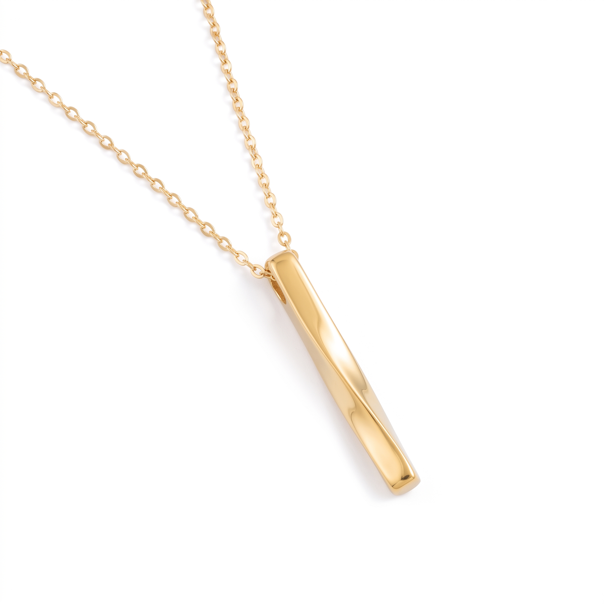 The Minimalist Bar Pendant Necklace