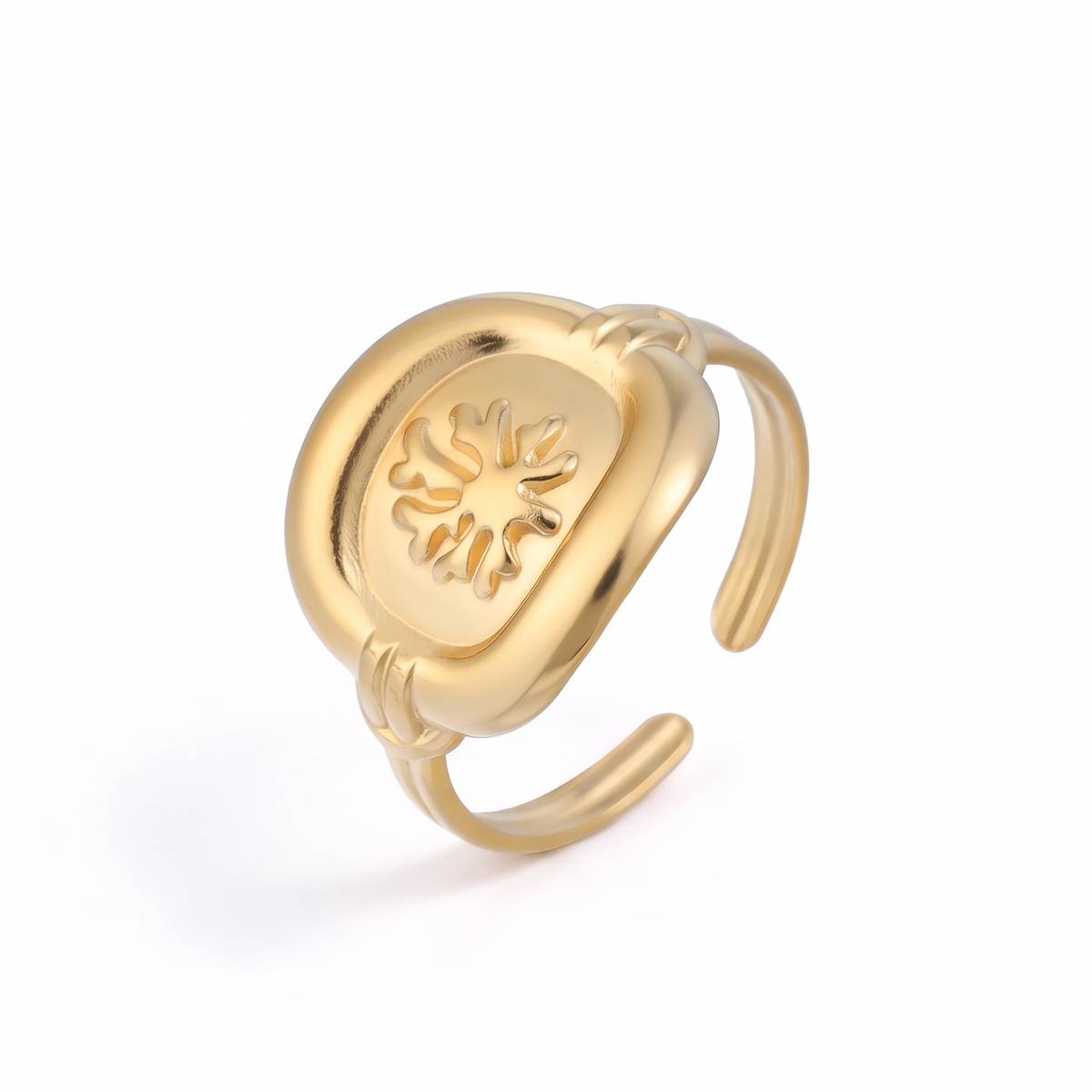 The Sun – 18K Gold Signet Ring