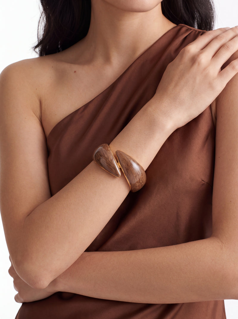 The Sculpted Allure Bangle