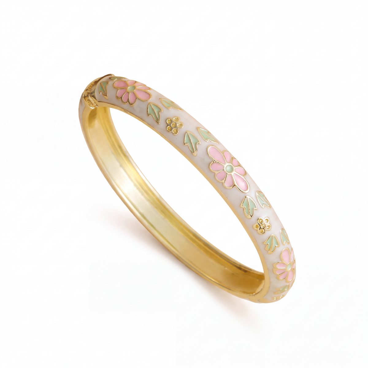 The Garden Bloom Enamel Bangle