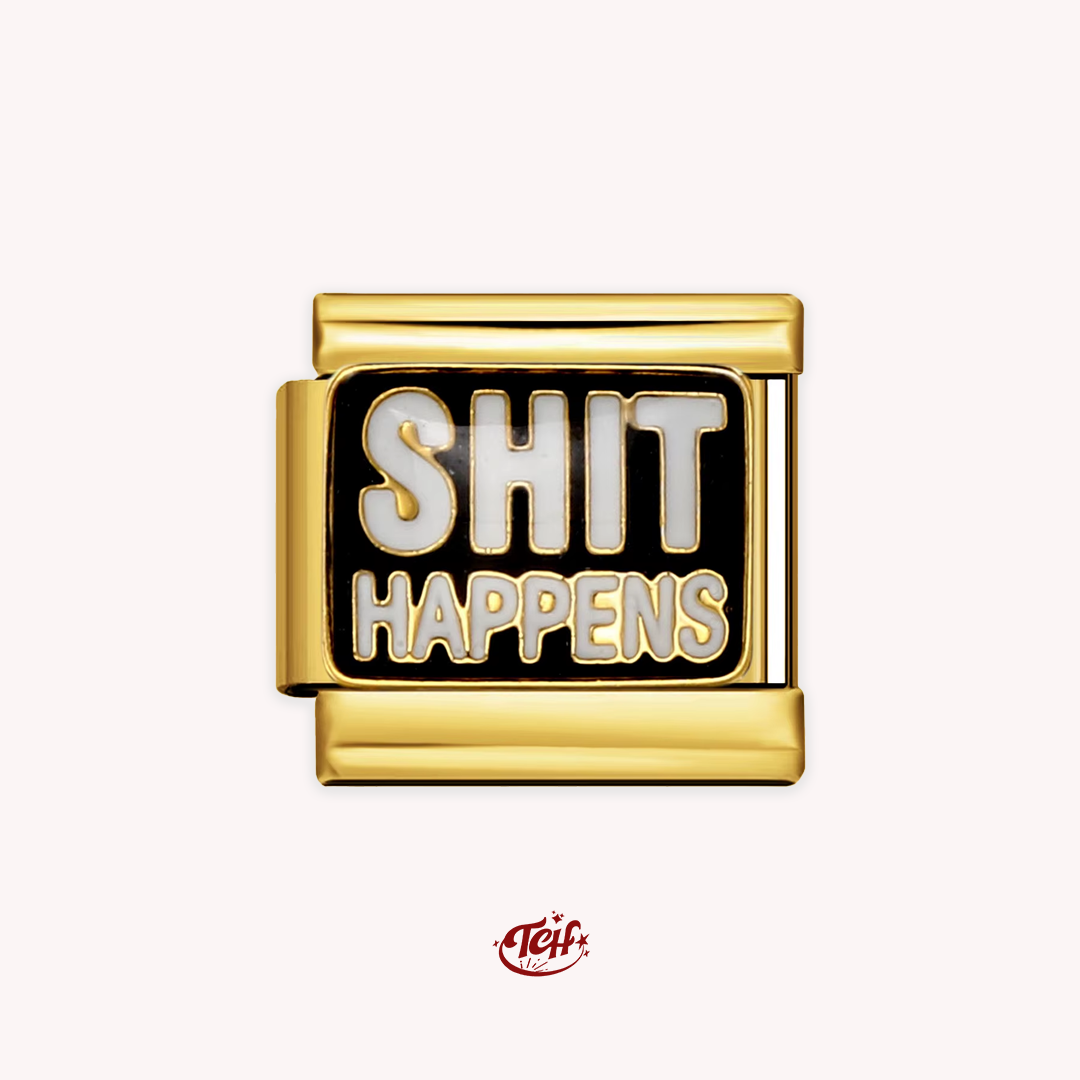 The Sh*t Happens Charm | Gold